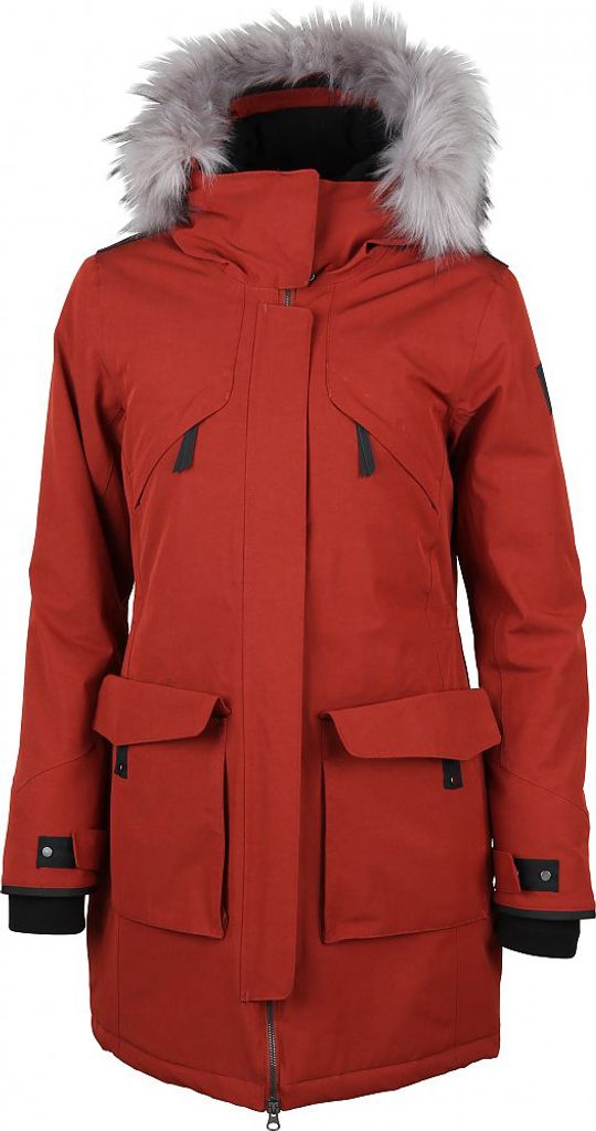 North Bend Damen Nordic Parka Henna Rot - 42