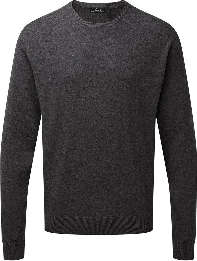 Premier - Sweatshirt Rundhalsausschnitt für Herren RW9451 (XL) (Holzkohle)