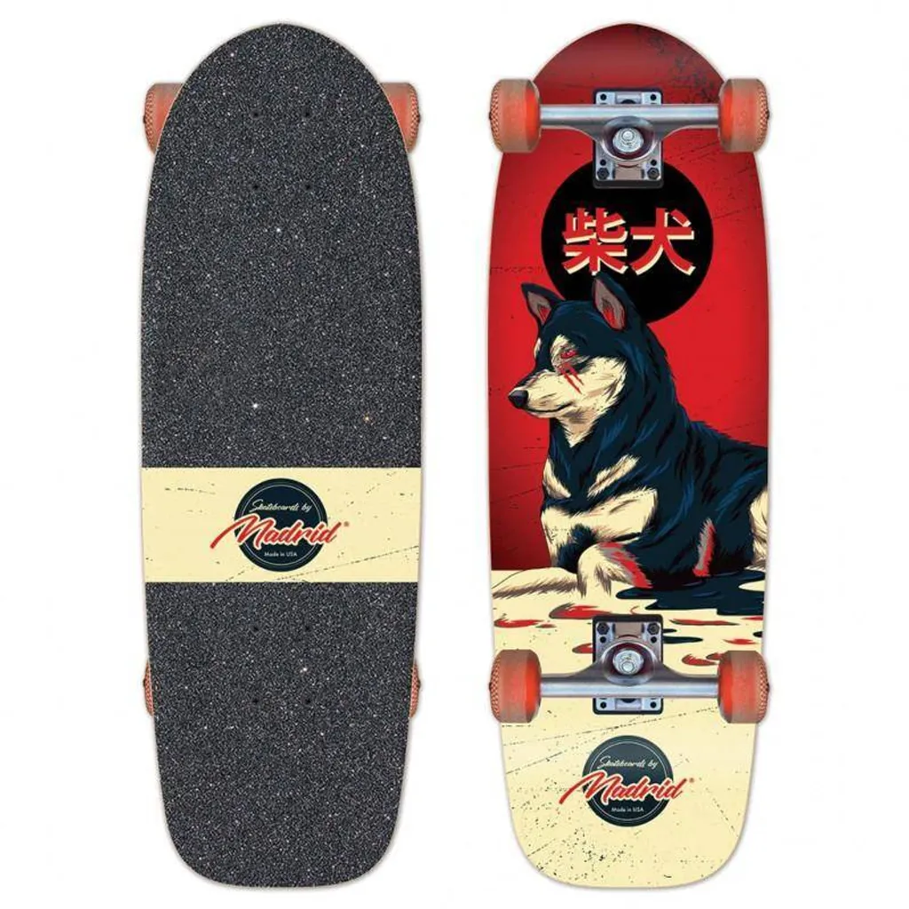 Cruiser Madrid Shiba Inu 29" avec Roues Tendres et Plateau Erable 7 Plis