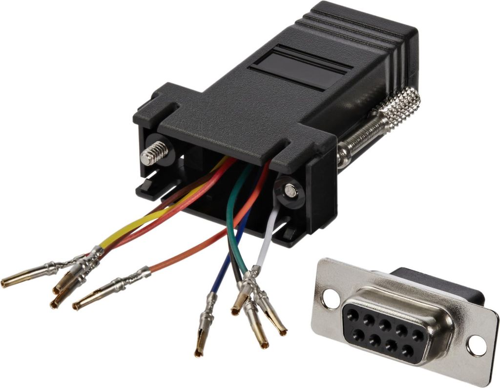 StarTech.com DB9 auf RJ45 Modular Adapter - Bu/Bu