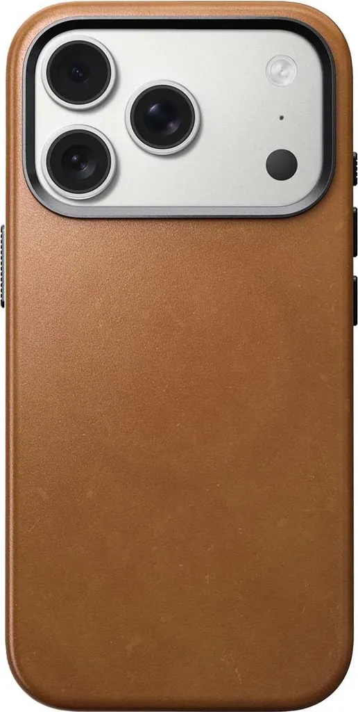 Étui en cuir iPhone 17 Pro Nomad Ecco avec Protection Caméra Aluminium - 2