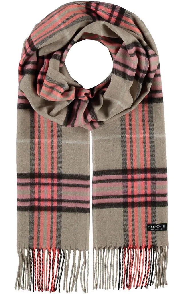 Sciarpa FRAAS Cashmink® Beige Multicolore - Must-Have Inverno 2026