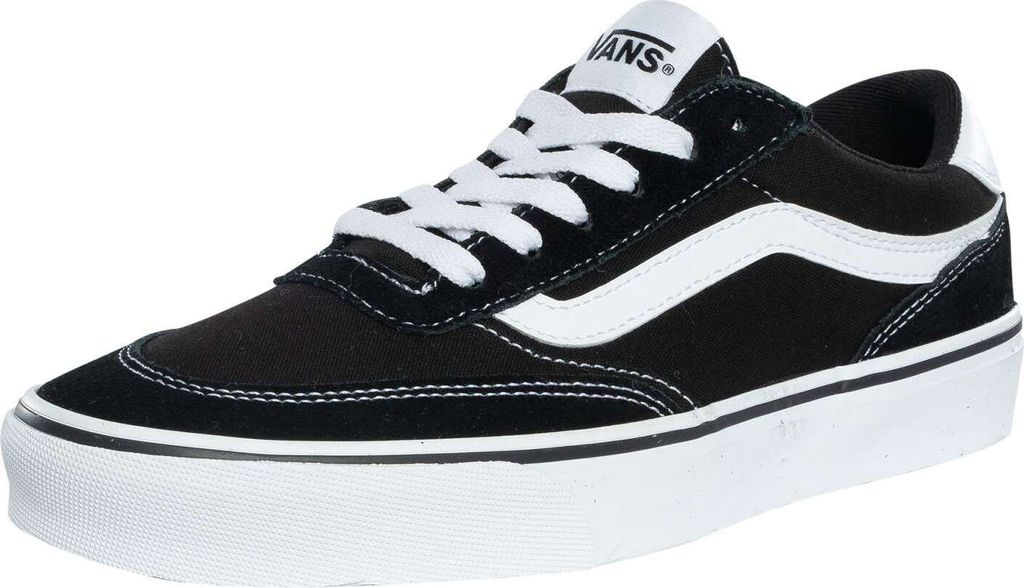 Vans Brooklyn LS Suede/Canvas VN000D7QBA21 (44/black-white) Produktbild 