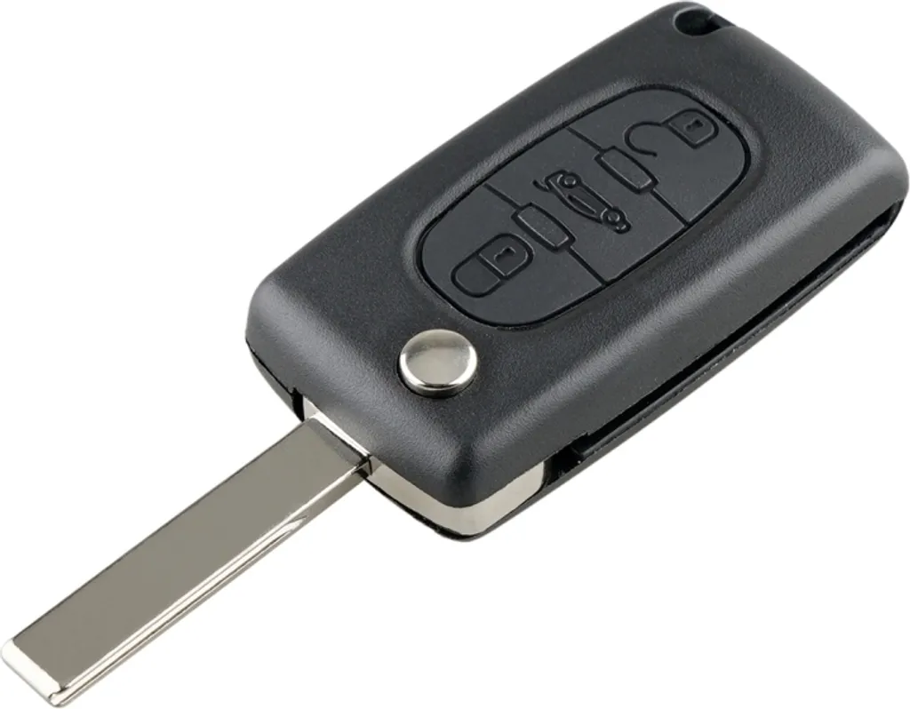 Telecomando Smart Peugeot 3 Tasti 433MHz | Chip ID46 e Batteria Inclusa
