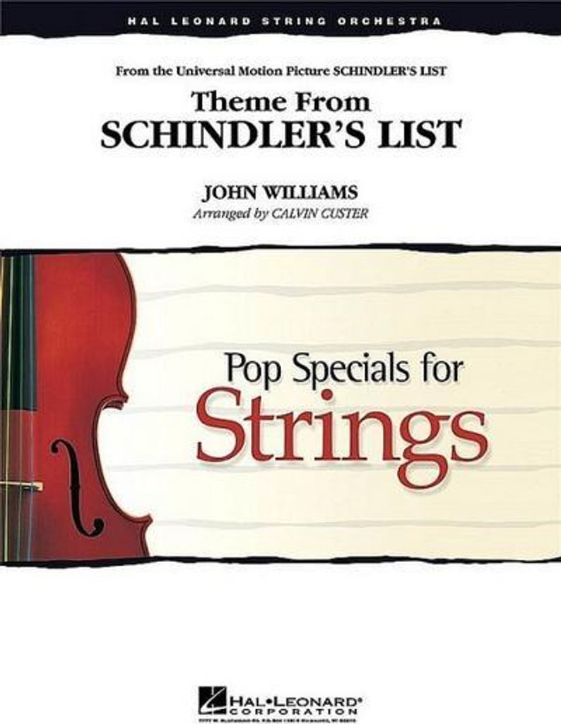 Theme from Schindler's List:for string orchestra