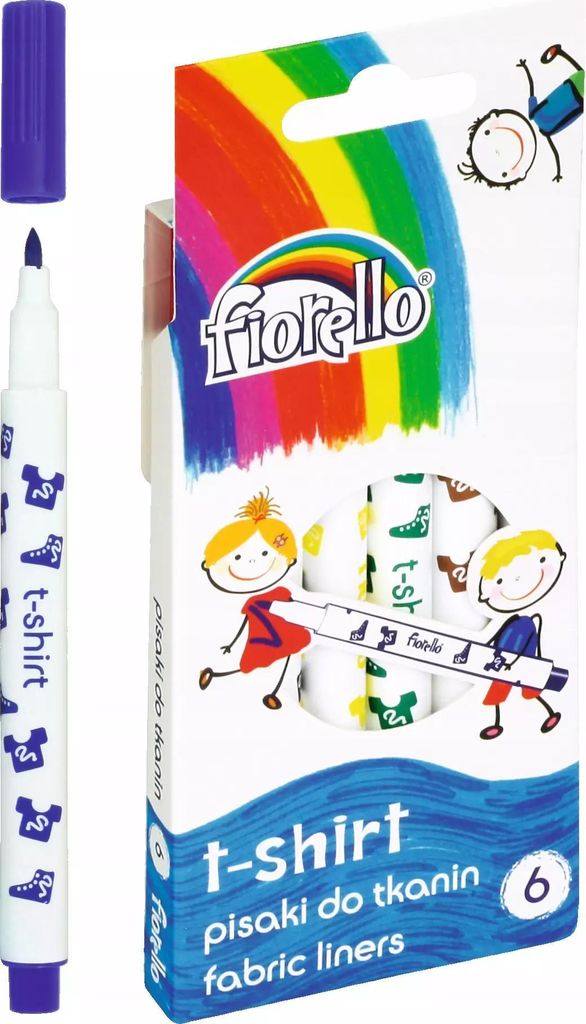 T-Shirt-Stoffmarker 6 Stück Fiorello GR-F125 / 160-2038