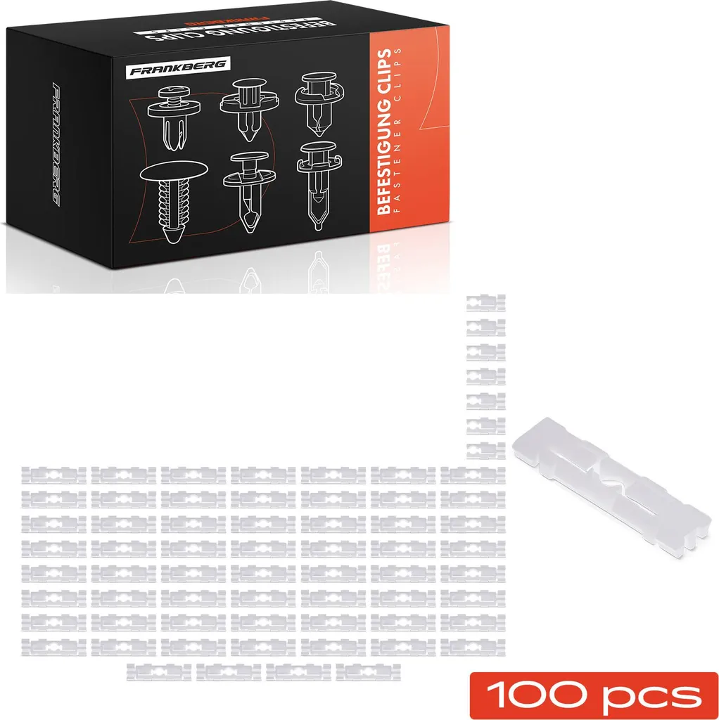 Frankberg 100x Attaches de Fixation Barre de Toit pour VW Golf 2 Polo