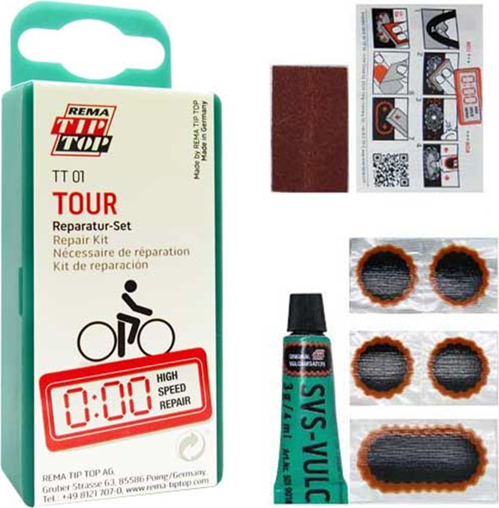 REMA TIP TOP kit di riparazione per biciclette "TT 01 Immagine del prodotto 