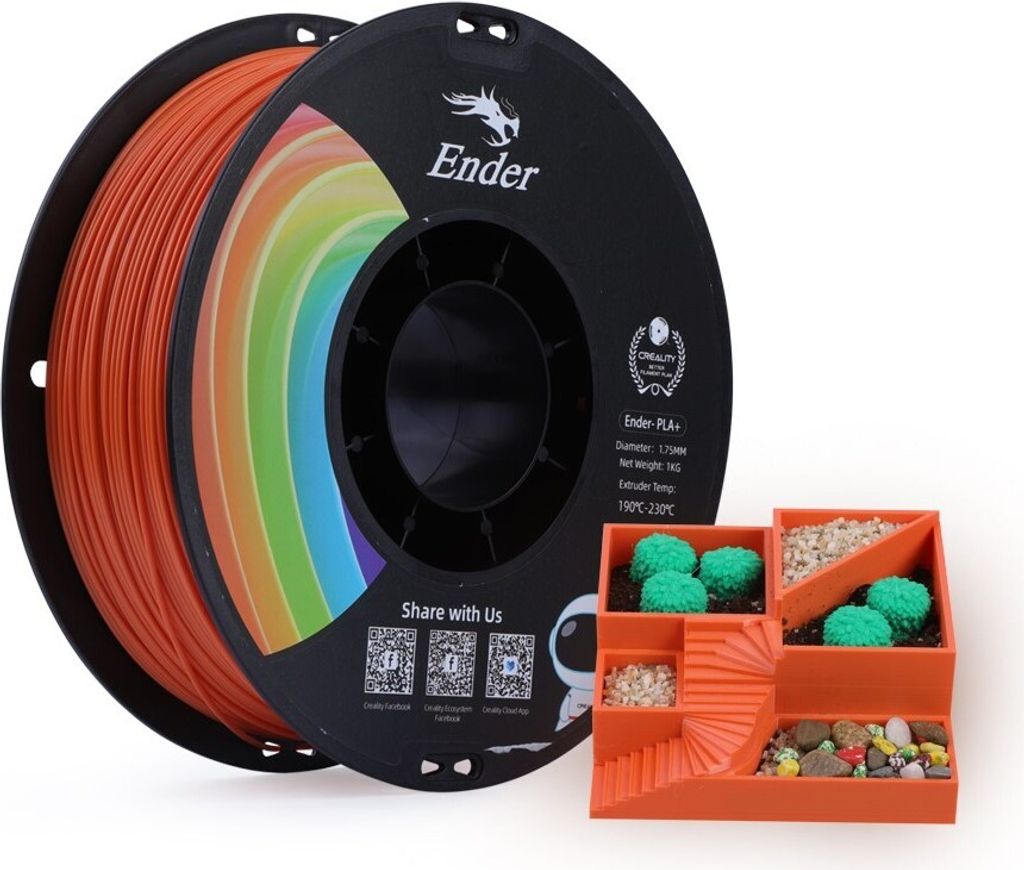 Creality Filament Creality CR-PETG 1KG 1.75mm, Schwarz Produktbild 11