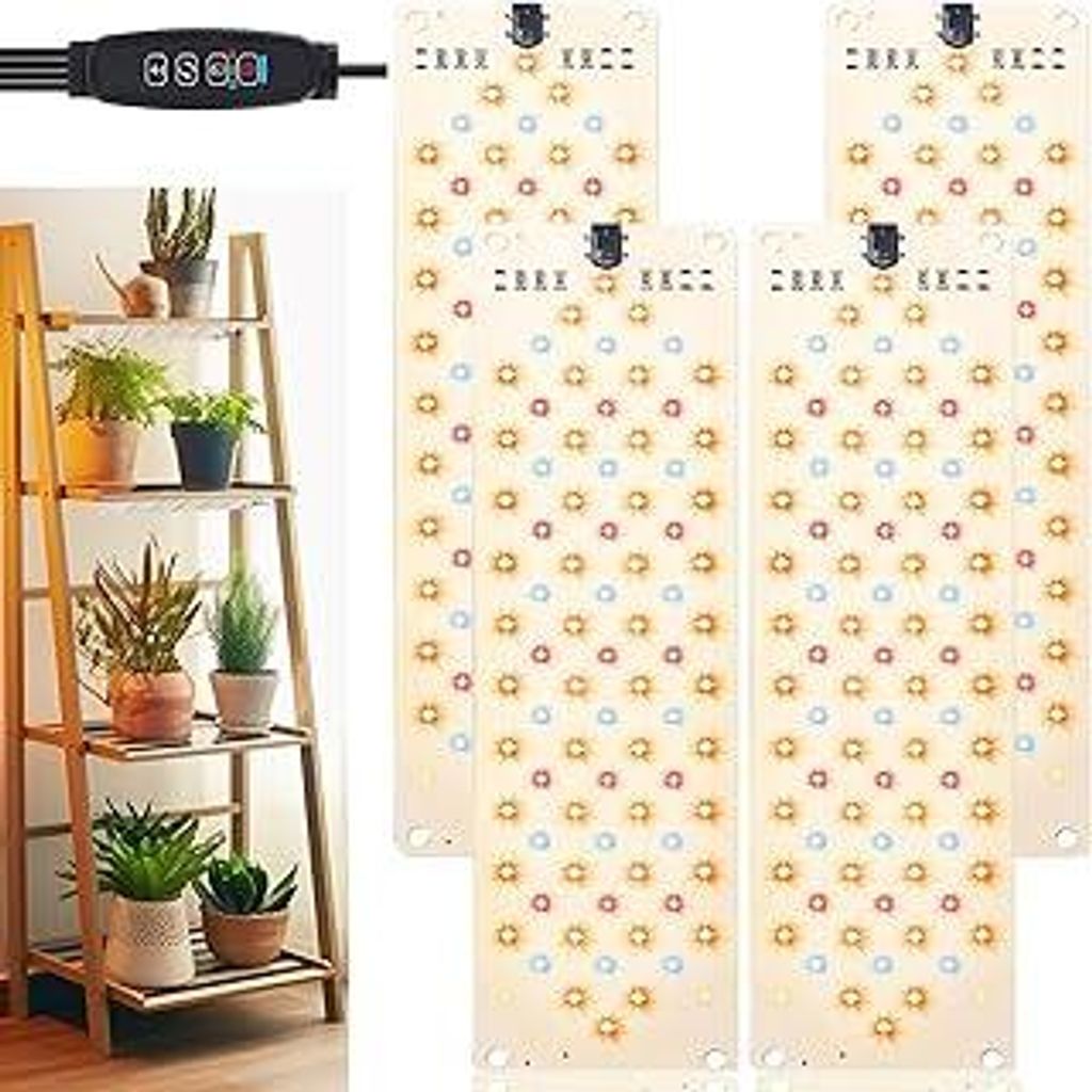 pflanzenlampe,pflanzenlampe led vollspektrum,316LEDs wachstumslampe für Zimmerpflanzen,pflanzenlicht mit 3/9/12H Zeitschaltuhr,10 Arten von Hellig...