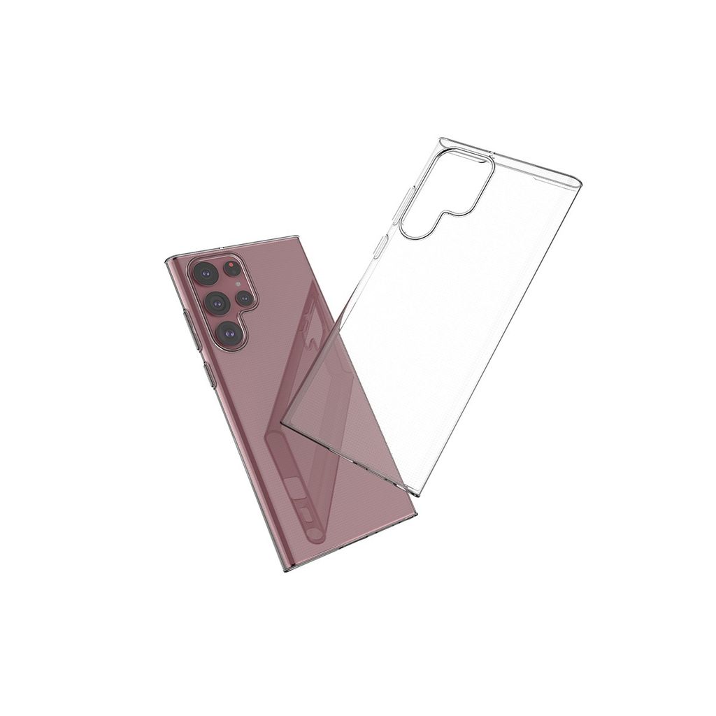 Schutzhülle für Samsung Galaxy S22 Ultra Hülle Transparent Slim Cover Smartphone Case