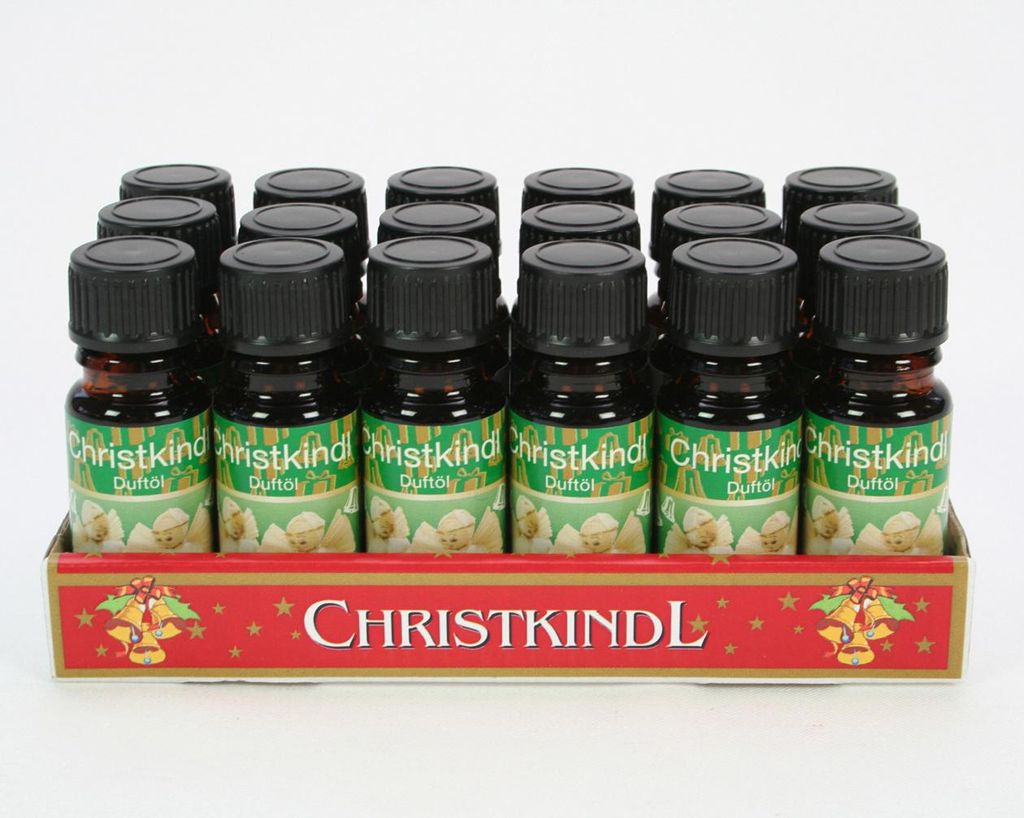 ELINA Duftöl 10ml Christkindl in Glasflasche Produktbild 