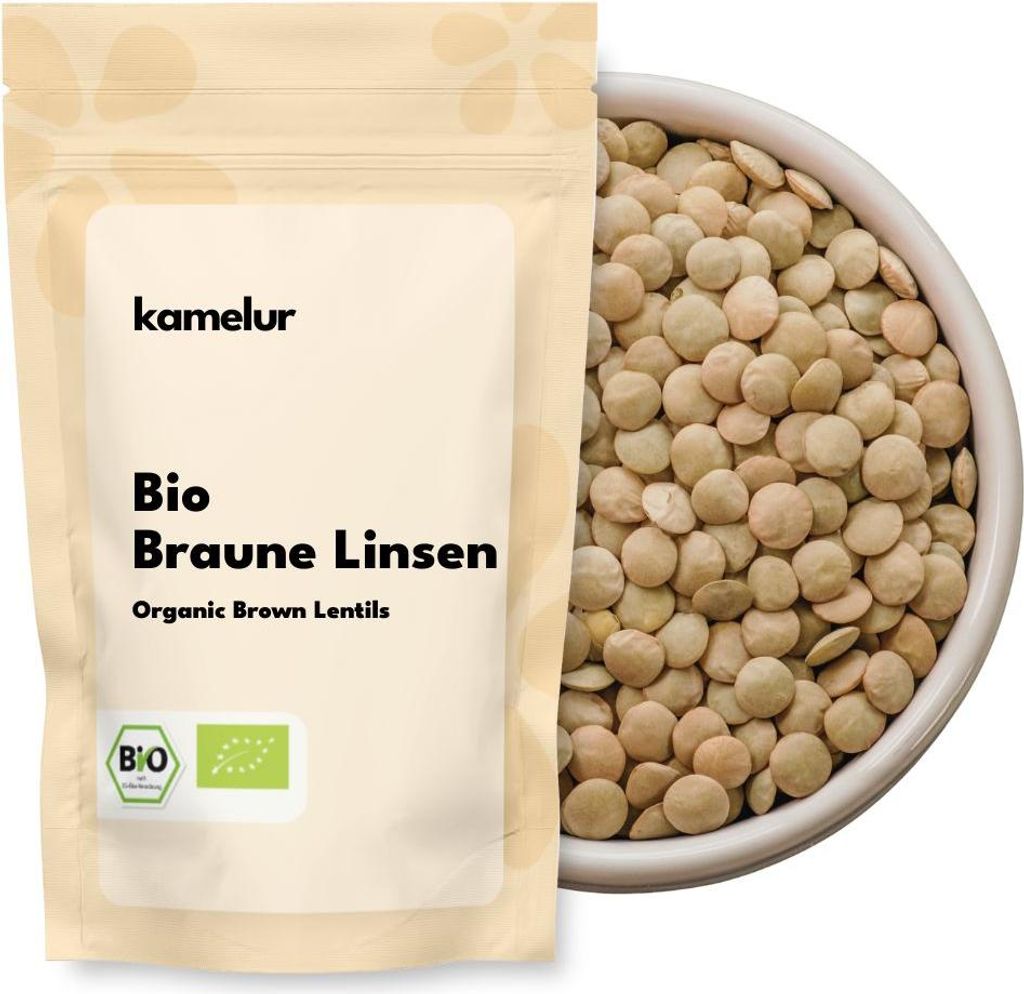 Kamelur Bio Linsen braun 25 kg