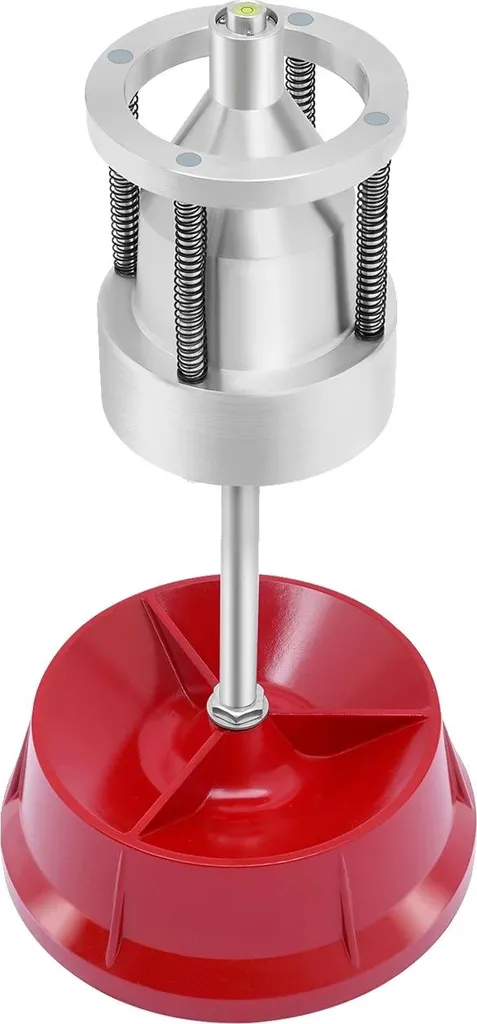 Bilanciatrice Pneumatici Manuale Professionale Alluminio Rosso Argento
