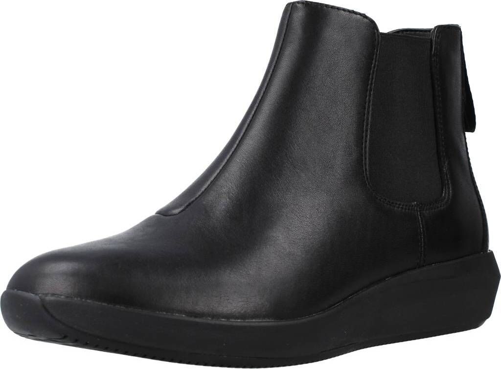 Clarks Women's Tawnia Mid schwarz Leder Slipper Stiefel Clarks Women's Tawnia Mid schwarz Leder Slipper Stiefel 37
