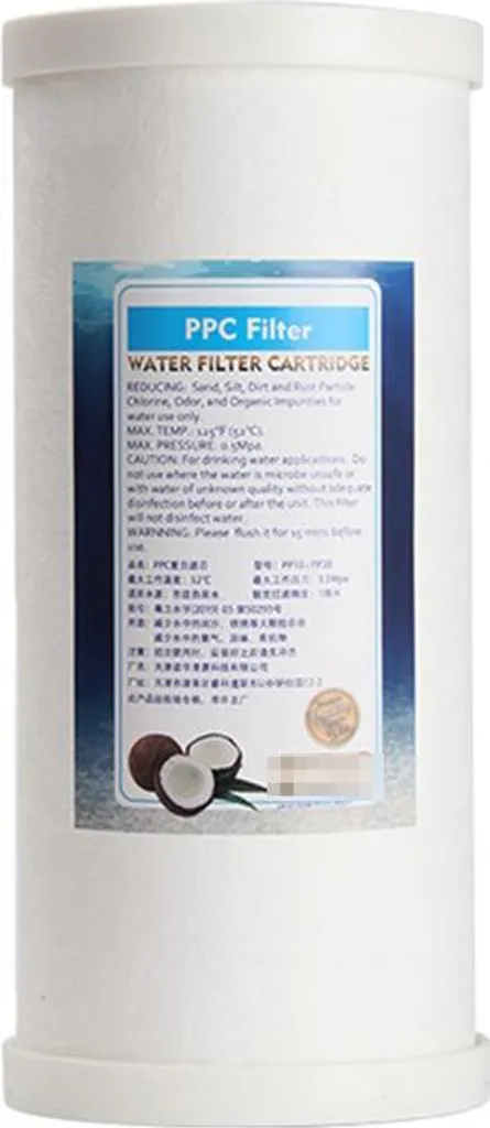 Cartouche de filtration Big Blue 10 pour eau de puits et réseau domestique