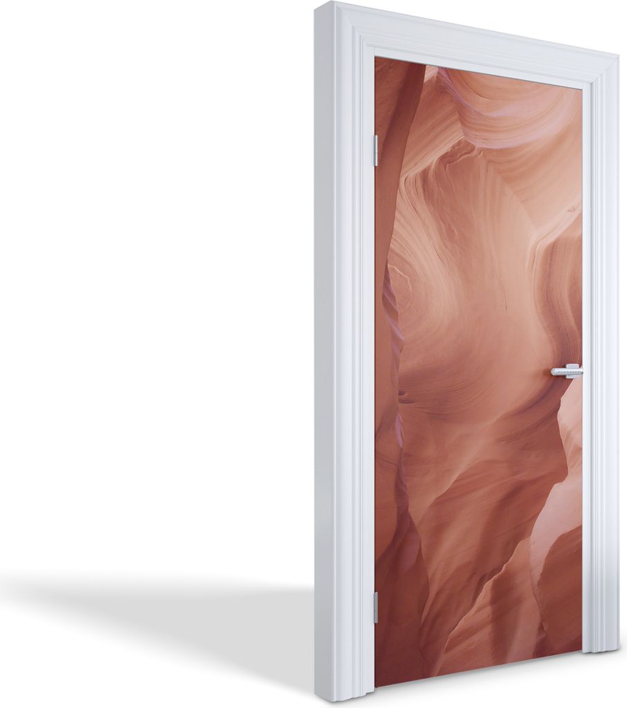 Türdeko Aufkleber Selbstklebende Wandsticker Personalisiert - Antelope Canyon - 95 x 205 cm