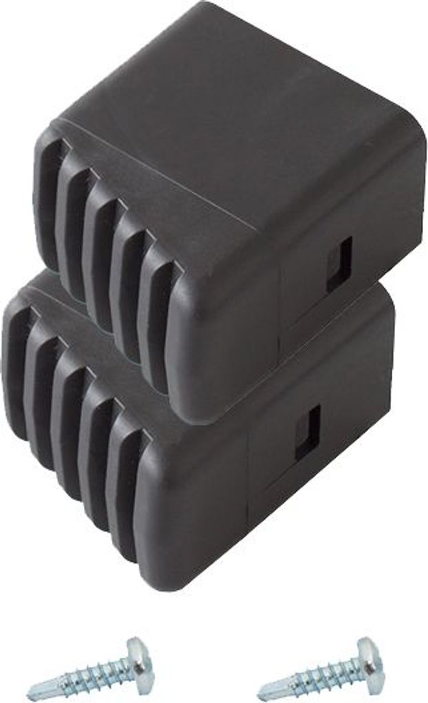 Krause® MONTO nakładka na stopę (para) czarna 33x20 mm, do Zdjęcie produktu 