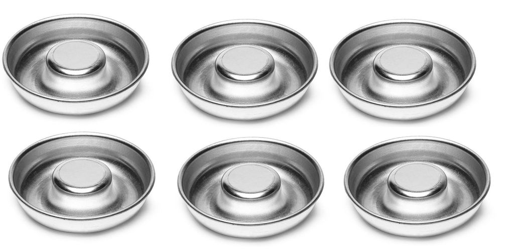 Backform Kuchenform für Savarin/Törtchen °80mm/Höhe 20mm Weißblech Antihaftbeschichtung Lebensmittelecht BPA-frei
