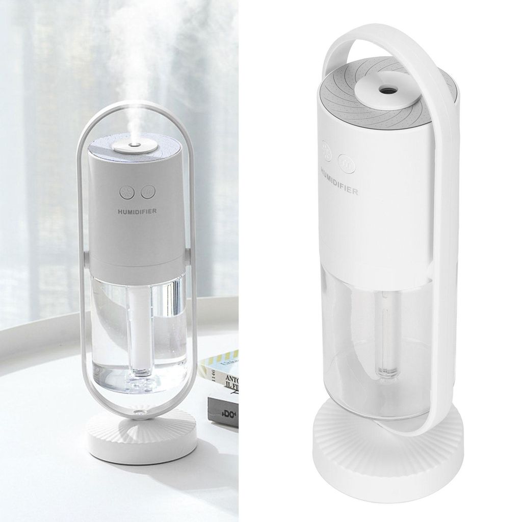 Přenosný mini zvlhčovač vzduchu, otočný o 360°, 2 režimy Obrázek produktu 