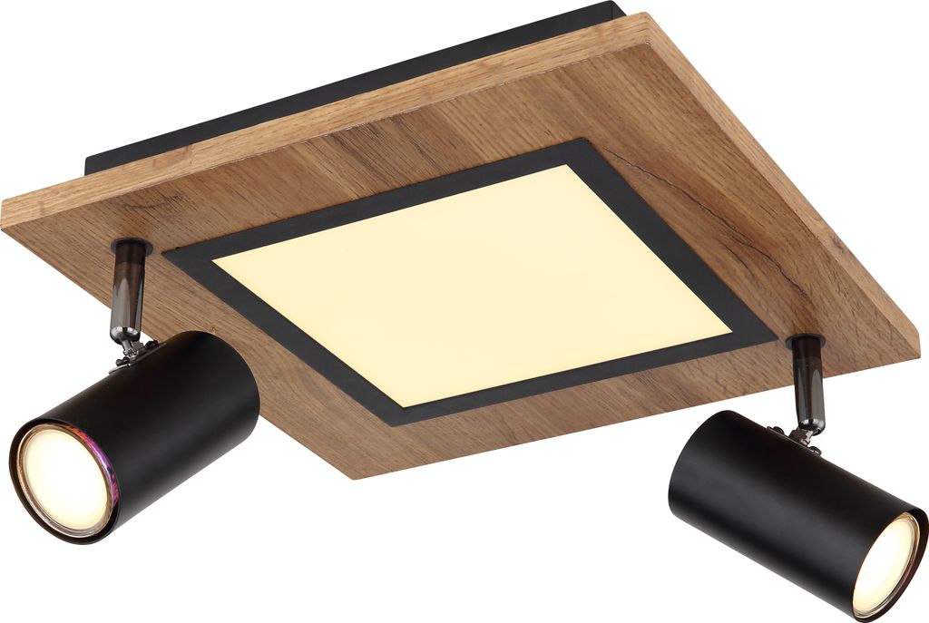 Globo Lighting|Deckenleuchte Metall schwarz matt, LED