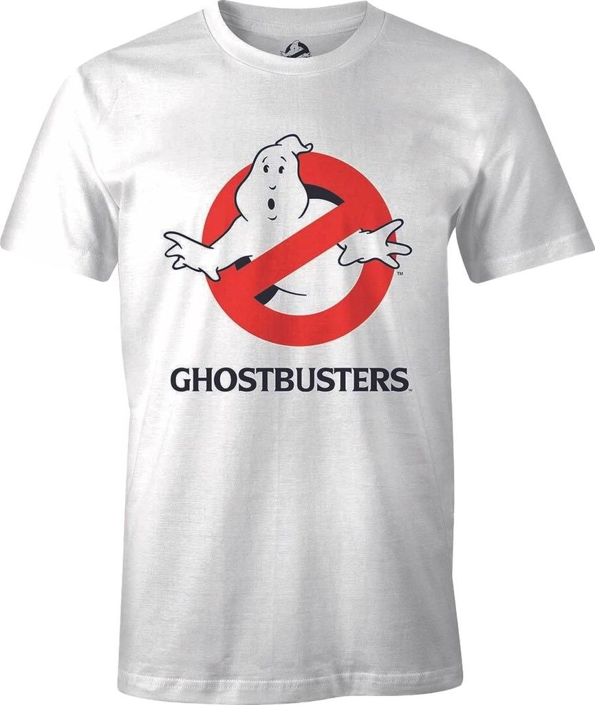Ghostbusters - T-Shirt für Herren, Logo CD176 (M) (Weiß)