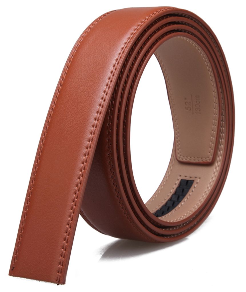 SAMTOBELY Herren Gürtel Ratsche Automatik Gürtel für Männer 35mm Breit Ledergürtel, 1 3/8" Ohne Schnalle