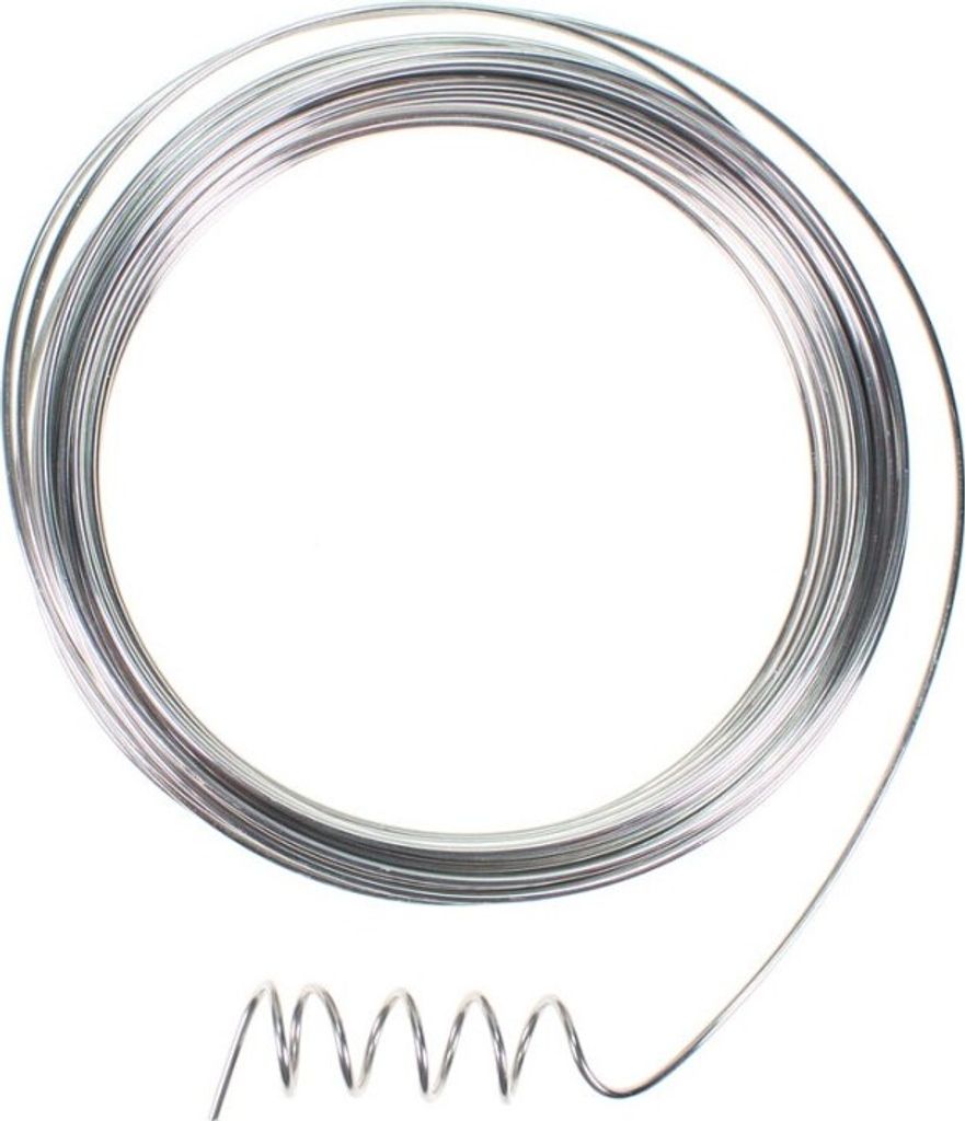 12m Aluminiumdraht Ø 2mm Aludraht Basteldraht Dekodraht Produktbild 