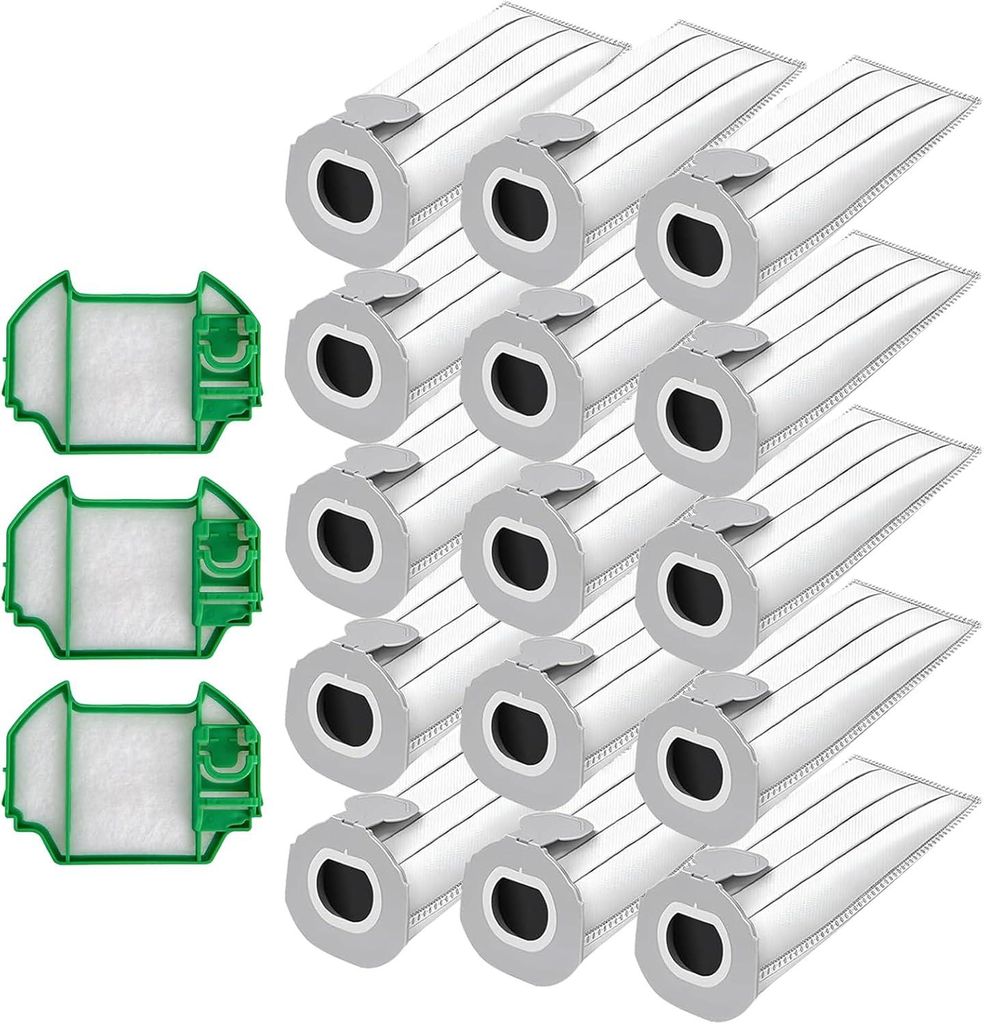 Staubsaugerbeutel für Vorwerk Kobold VK7 FP7, 15 Stück | Produktbild 