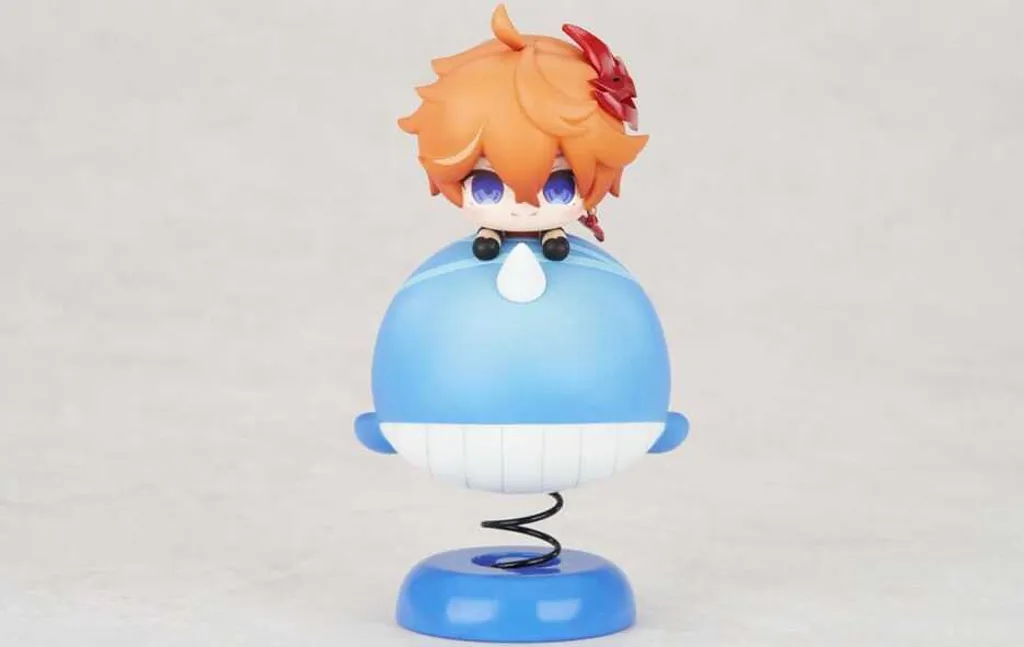 Figurine Genshin Impact Tartaglia Chibi Chara Yurayura Stand PVC 11 cm