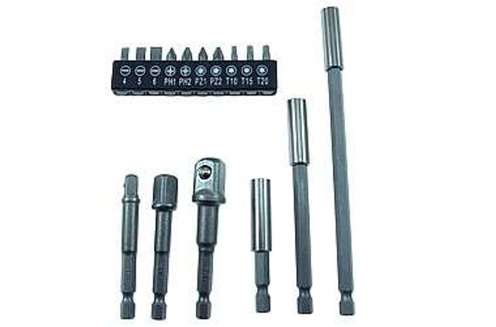 Embouts Extension Adaptateur Tournevis Set 16 el. Image du produit 