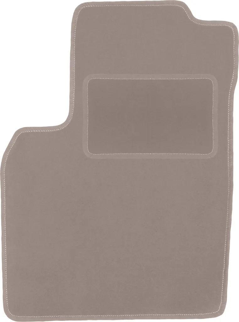 Tappetino Auto Su Misura Fiat Panda II Beige con Fissaggi Antiscivolo