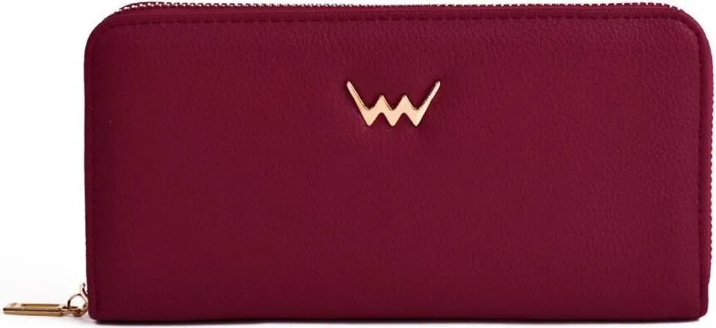 Grand portefeuille compagnon femme rouge Vuch Violetie Vida chic