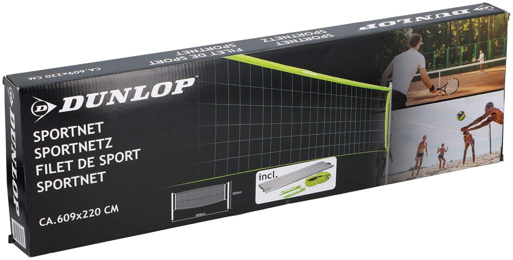 Dunlop Sports Net 609 x 220 CM - Volejbalová síť - Tenisová Obrázek produktu 