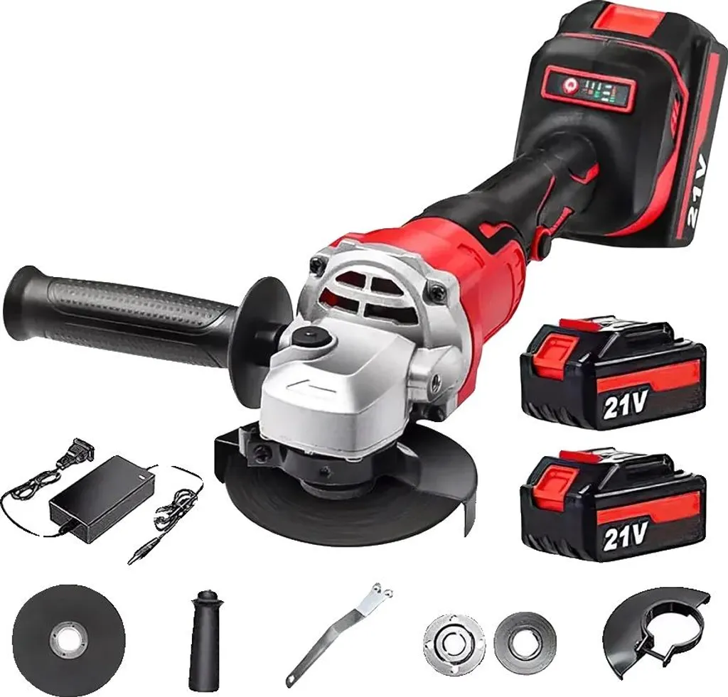 Offerta Smerigliatrice Angolare Brushless - 2 Batterie 21V Incluse