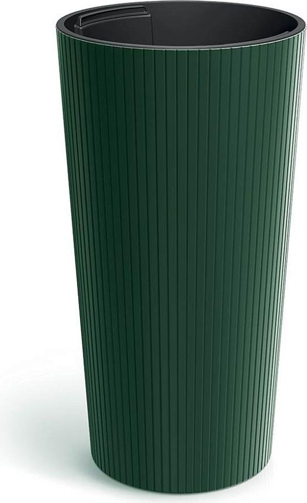 Blumentopf LAMIA SLIM 30 cm - Farbe: dunkelgrün