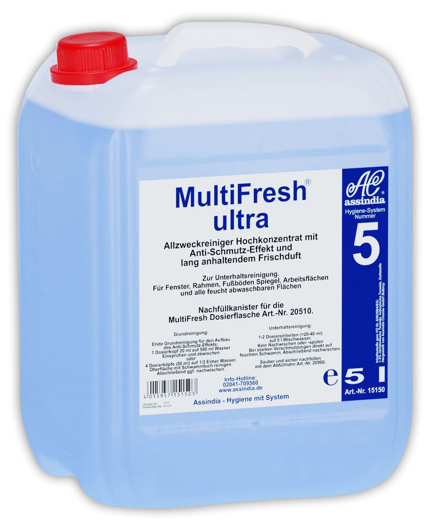 MultiFresh Ultra Allzweckreiniger 5l Kanister Produktbild 