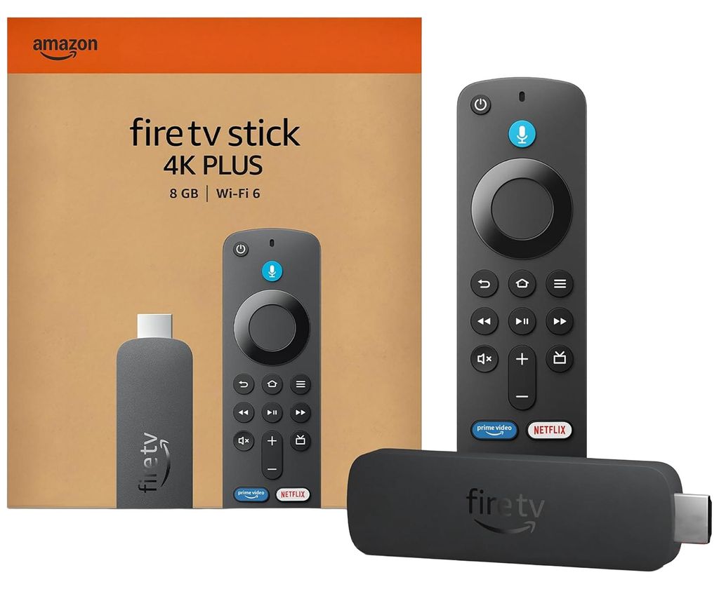 Amazon Fire TV Stick 4K Plus, 4K Ultra HD, Fire OS, 3840 x Zdjęcie produktu 