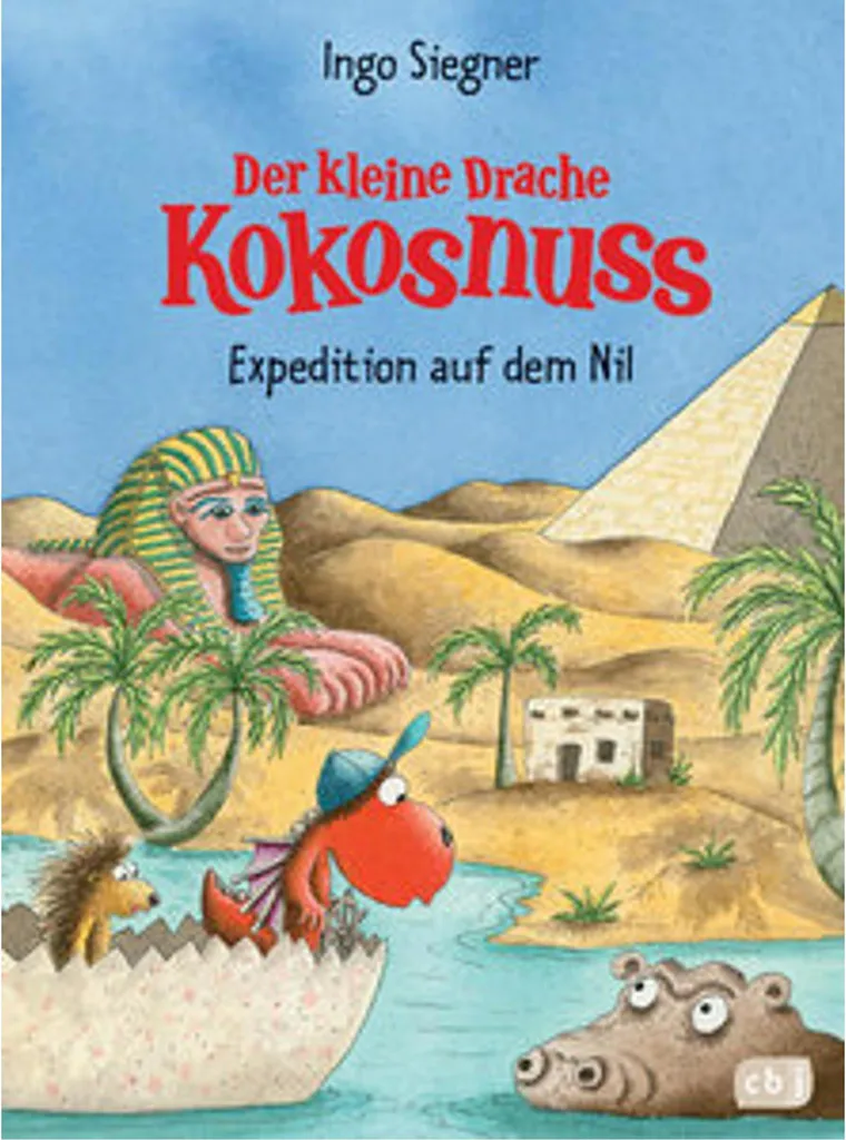 Livre enfant Le petit dragon Noix de Coco pour découvrir l'Égypte ancienne