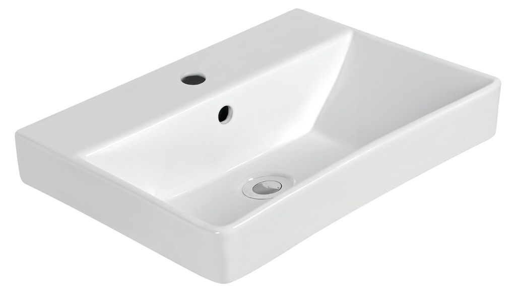 Waschtisch Opia 60 x 41,5 cm weiß glänzend 1276786 Produktbild 