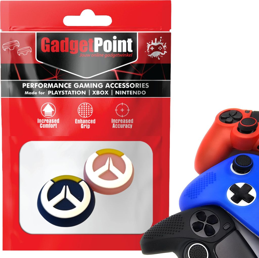 Thumbgrips - Thumb Grips voor PlayStation, PS5, Xbox X/S, One & Switch Pro Controller - Gaming Thumbgrips - Performance Anti-Slip Thumbsticks - Bes...