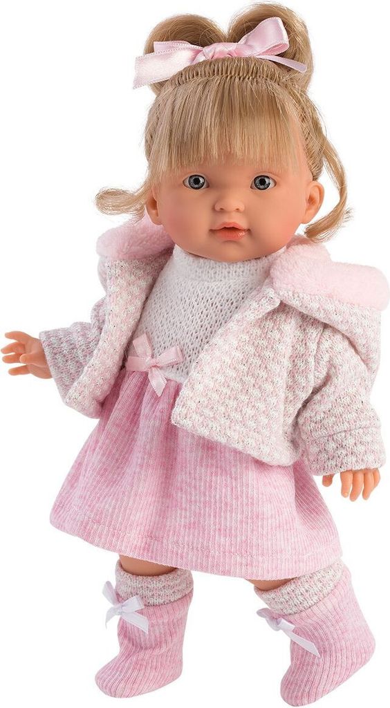 Llorens Soft Body Puppe Valeria Rosa Rock 28 cm Produktbild 