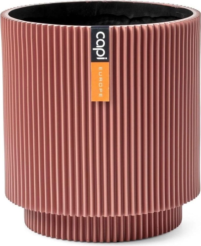 Capi Europe - Gefäß zylinder Groove - Rosa - 19x21