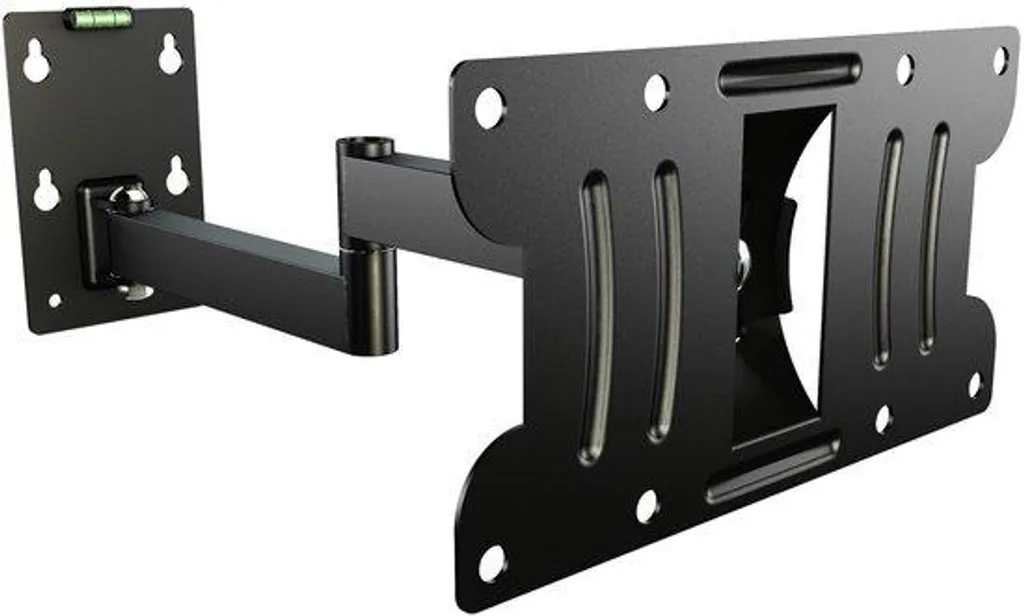 Support TV mural robuste 30kg avec fixation VESA universelle 100x100 noir