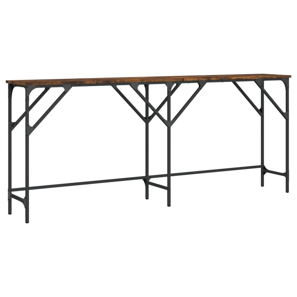 vidaXL Konsolentisch Räuchereiche 180x29x75 cm Produktbild 