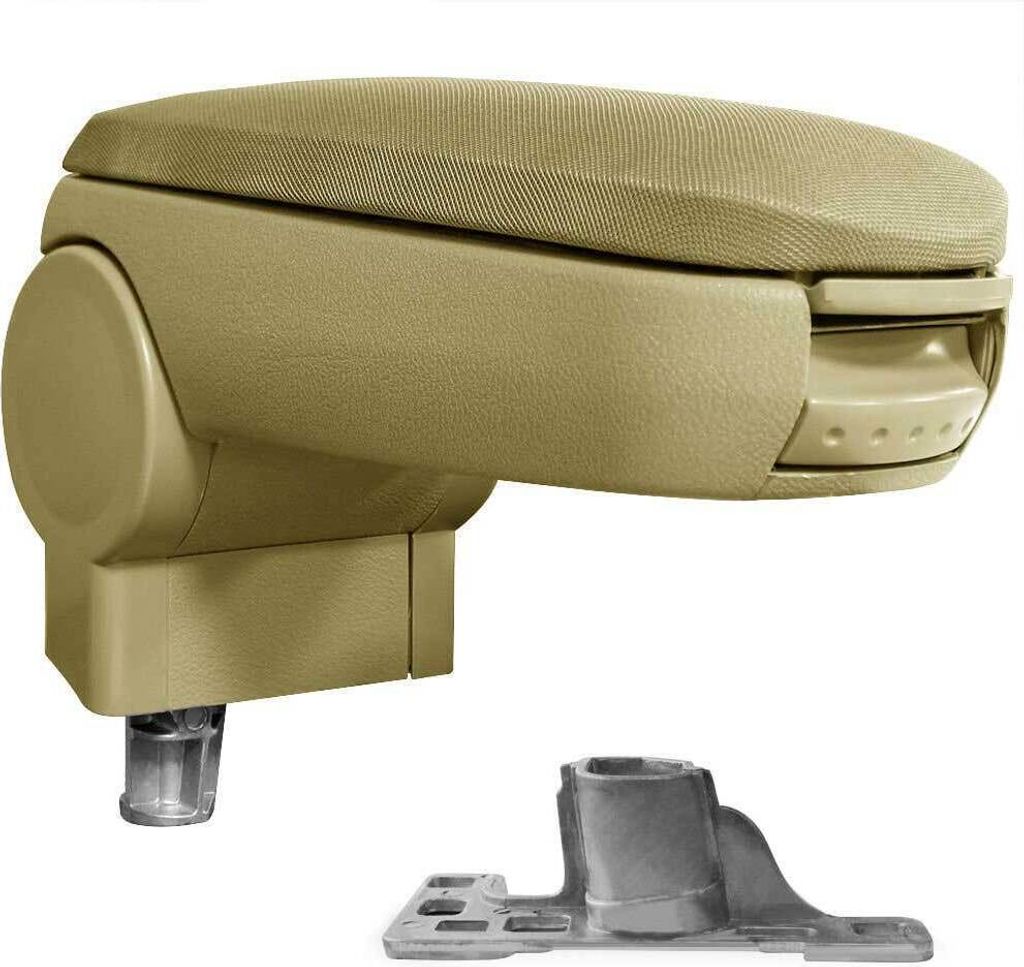 Armlehne Mittelarmlehne MAL Textil Bezug Beige für Audi A4 S4 B5 8D + Avant