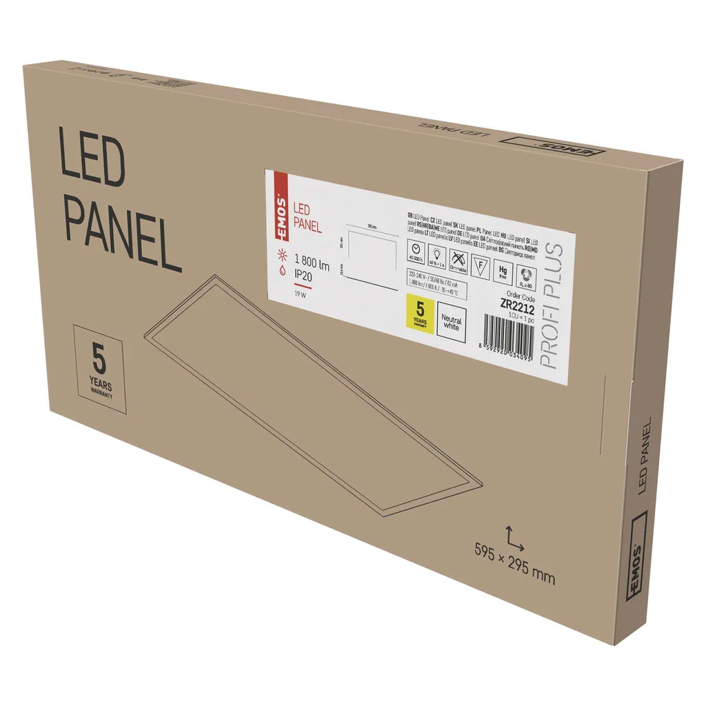 Offerta Pannello LED EMOS PROXO 19W 30x60cm | Risparmio Energetico