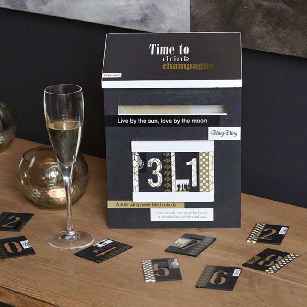 Adventskalender - Holzbriefkasten 28 cm Produktbild 2