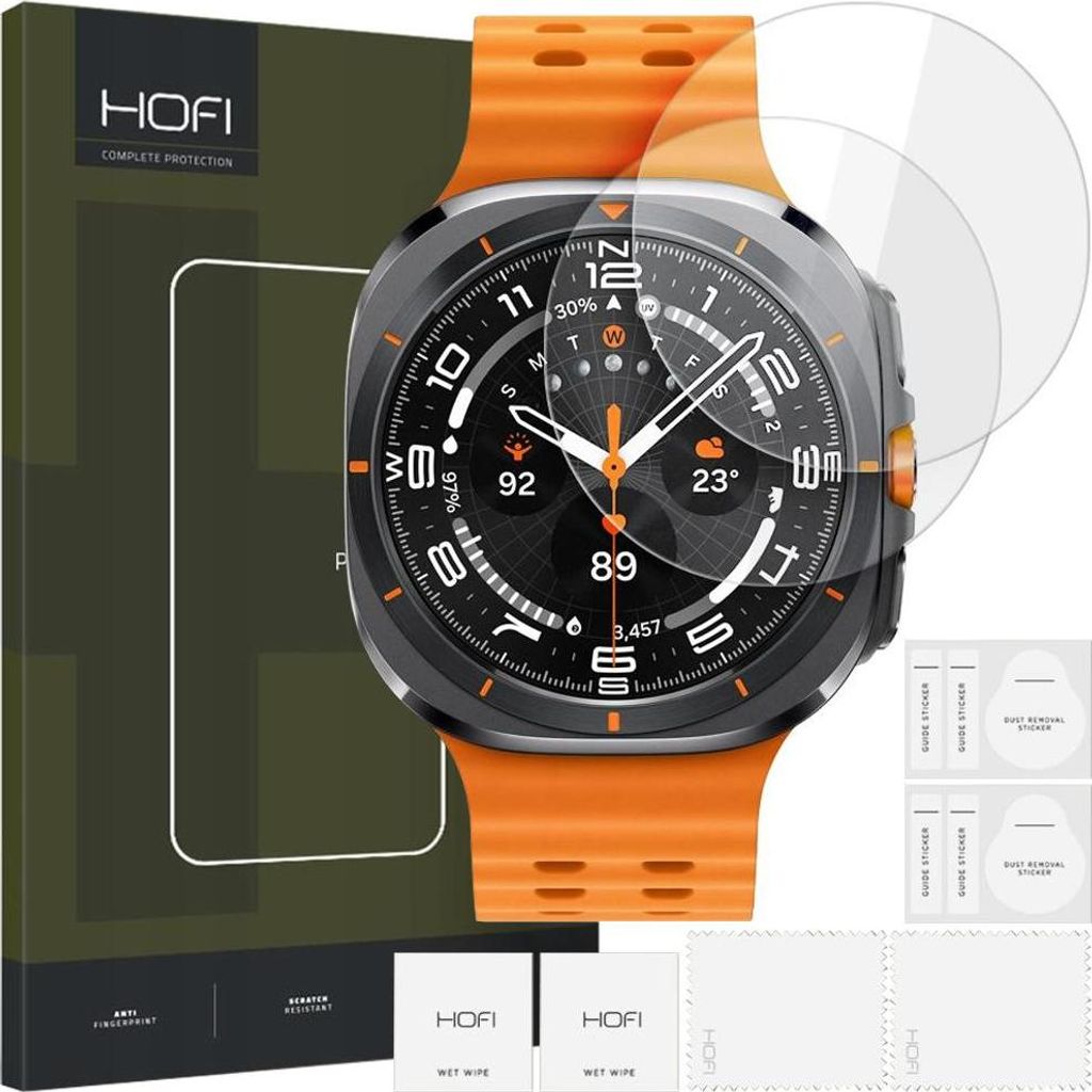 Szkło Hartowane Hofi Glass Pro+ 2-Pack Samsung Galaxy Watch Image du produit 