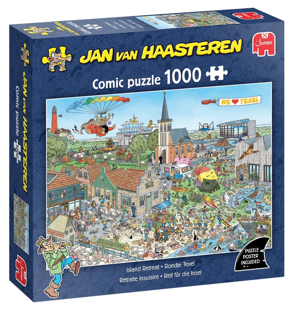 JUMBO Puzzle JVH Ostrovn Spinnrad 1000 Punkte Produktbild 